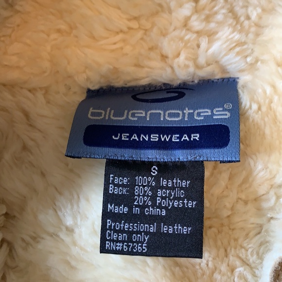 Blue notes leather jacket - Picture 2 of 3